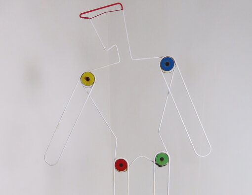 1950's Metal Articulating Mannequin Coat Stand