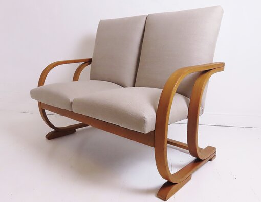 Art Deco Bentwood Sofa Settee By Heals