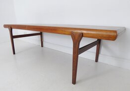 Danish Rosewood Extending Coffee Table By Johannes Andersen For Silkeborg Denmark