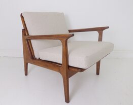 Danish Teak Lounge Armchair